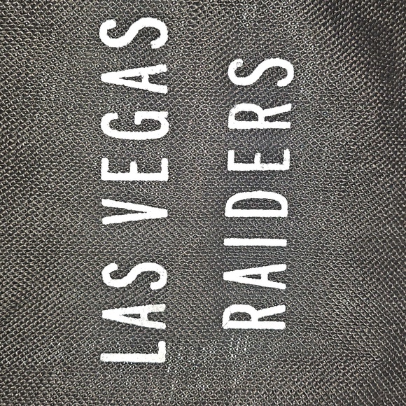 Las Vegas Raiders Black and Tan Travel Tote - Picture 2 of 6